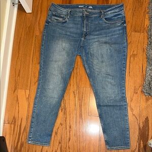 Old Navy Mid-Rise Super Skinny Blue Jeans - 16 Short